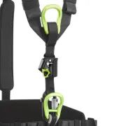 Zoom sur le harnais pour travaux en hauteur Vector Y de Edelrid