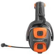 Gauche du casque antibruit avec communication Bluetooth, X-SYNC de HUSQVARNA