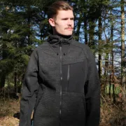 Veste de travail tricot noir zippée Advanced MASCOT