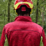 Dos de la Veste Protos Inuit Rouge et Jaune Pfanner