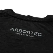 Zoom sur le t-shirt à manches courtes noir Performance de Arbortec