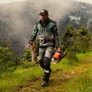 Utilisation du pantalon anticoupure de Classe 1 pour homme ClimbCut limited edition 2026 de Solidur