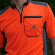 Zoom sur le t-shirt technique à manches courtes de SIP PROTECTION