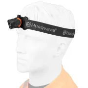 Lampe frontale HL 1200 avec batterie, casque Technical Mips - HUSQVARNA