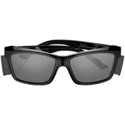 Face avant des lunettes de sécurité fumées STKS 420 noires de Bollé Safety