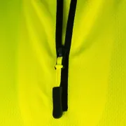 Zip du t-shirt à manches longues jaune SOLAR haute visibilité de Solidur