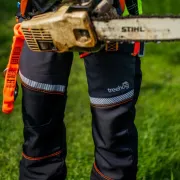 Vu sur le pantalon de protection anticoupure TH250 de Treehog