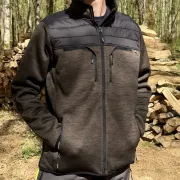 Veste Inuit Teddy PROTOS Green Mélange