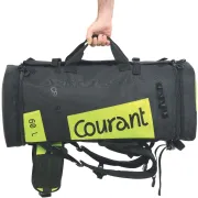 Portage du sac pour le transport de matériel Cross Pro 2.0 noir & jaune de Courant