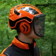 Utilisation du casque Protos Integral Arborist Orange et Noir PFANNER
