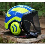 Casque Protos Integral Arborist Bleu et Jaune Pfanner