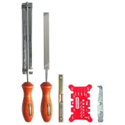 Composition du kit d'affûtage pour chaîne de tronçonneuse Oregon