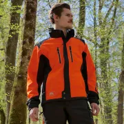 Veste Fuyu - Orange & Noir