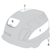 Utilisation des Autocollants Réfléchissantes pour Casques Tectum Air de EDELRID