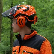 Face de la Veste Protos Inuit Orange Pfanner