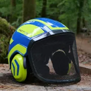 Casque Protos Forest Bleu et Jaune PFANNER