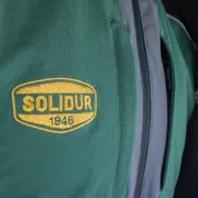 Logo de la veste de travail pour homme Climb édition limitée 2026 de Solidur