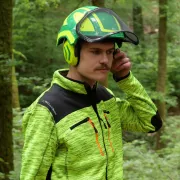 Plan du  casque Protos Forest Vert et Jaune PFANNER