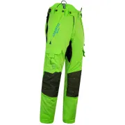 Droite du pantalon anticoupure classe 1 Vented Lime de Arbortec
