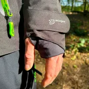 Veste Breathedry Smock Noire ARBORTEC de dos noire