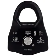 Arrière de la poulie Prussik MINDER L1 de Petzl