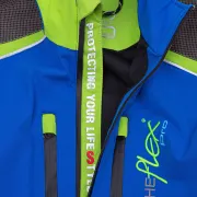 Zoom sur la veste Breatheflex Pro Bleue détails ARBORTEC