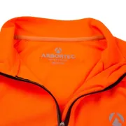 Col du t-shirt à manches longues orange Performance de Arbortec