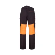 Pantalon de débroussaillage GreenKeeper Vent orange et noir arrière SIP PROTECTION