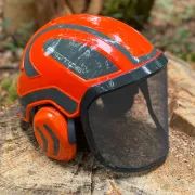Profil-casque Protos Forest Orange et Gris PFANNER
