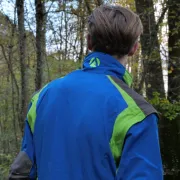 Arrière de la veste Breatheflex Pro Bleue ARBORTEC
