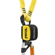 Zoom sur la longe avec absorbeur d’énergie ABSORBICA-Y MGO de PETZL