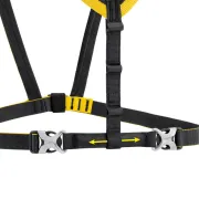 Utilisation du harnais torse STERNO en bretelles de Petzl