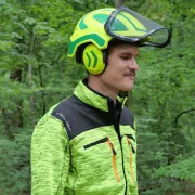 Utilisation du casque Protos Forest Jaune Néon et Vert PFANNER