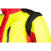 Veste Fuyu Jaune et Rouge SIP PROTECTION zoom épaules