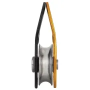 Côté de la poulie de secourisme & de mouflage Rescue M jaune de Petzl