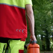 Dos du gilet Klimz Air rouge de Pfanner