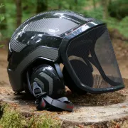Casque d'élagage Protos Integral Black et Carbone Pfanner