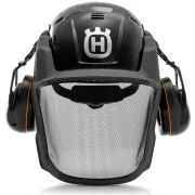 Avant du casque de protection forestière Technical Mips en gris HUSQVARNA