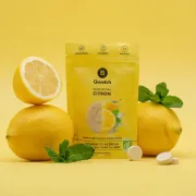 Mise en contexte des pastilles Solid Drinks Bio au Citron de Qwetch