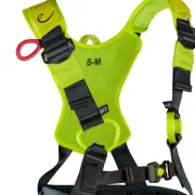 Zoom sur le devant du harnais de travail antichute Flex Pro II de Edelrid