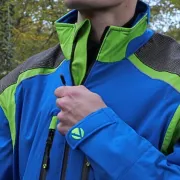 Zoom sur la veste Breatheflex Pro Bleue ARBORTEC