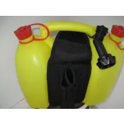 Porte outil pour jerrican jaune