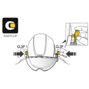 Visière de protection Vizir Shadow pour casque Vertex/Srato - PETZL