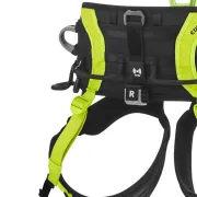 Zoom sur l'arrière du baudrier de travail en hauteur Vector Hip de Edelrid