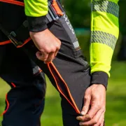 Fermeture du pantalon de protection anticoupure TH250 de Treehog