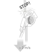 Explication de l'utilisation de l'antichute mobile pour cordiste ASAP de Petzl