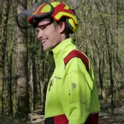 Veste de protection Protect Pro, rouge & jaune - OREGON