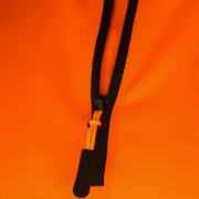 Zip du t-shirt à manches longues orange SOLAR haute visibilité de Solidur
