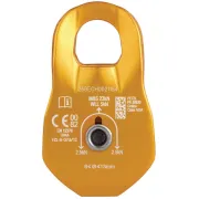 Explication de la poulie de mouflage jaune compacte FIXE de Petzl