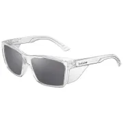 Côté des lunettes de sécurité fumées STKS 420 cristal de Bollé Safety